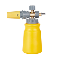 Lance à mousse haute pression pour le detailing automobile, générateur de mousse pour un nettoyage efficace, canon de lavage de voiture avec bouteille