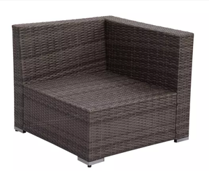 Shangqiu Venta caliente patio de mimbre al aire libre muebles <span class=keywords><strong>ratan</strong></span> sofá de ratán tiras muebles de jardín para porche - Product Image 5