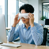 Masseur oculaire à compression d'air chaud et froid, masque oculaire intelligent avec thérapie par la chaleur et le froid pour les yeux secs, les yeux gonflés, les cernes