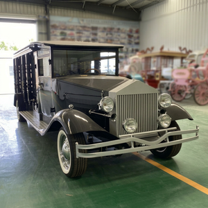 Carroza Fúnebre Eléctrica Vintage ZOWN, Color Personalizado, 4 Ruedas, Transporte de Ataúdes para Desfiles Fúnebres - Product Image 1