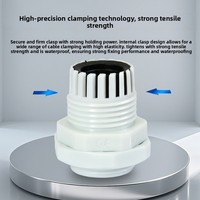 Passe-câble étanche en nylon certifié IP68 ROHS pour câbles chinois PG7, PG11, PG13.5