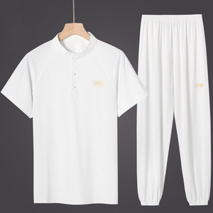 Vêtements de Taiji pour femmes, nouvelle collection été 2026, tenue d'entraînement Baduanjin légère à manches courtes, vêtements de Taiji pour hommes, usage quotidien - Product Image 5