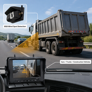 <span class=keywords><strong>Cam</strong></span>éra de tableau de bord solaire sans fil pour camion, moniteur d'angle mort, vision nocturne HD 1080P, écran LCD, étanche, sans câblage, pour camion benne, vue arrière - Product Image 5