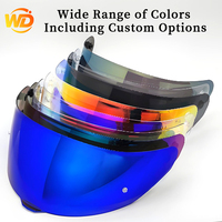 Nueva Lente Inteligente Fotocromática para Casco Integral FF352/802 - Visera con Protección UV y Antiviento, Accesorios para Casco de Motocicleta