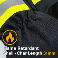 Gants de pompier professionnels haute dextérité, adhérence 29.3 TPP, combinaison ignifuge