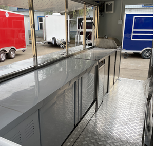 यूएसए विक्रेताओं के लिए 13FT मोबाइल फूड ट्रक डाइनिंग फूड ट्रेलर हॉट डॉग फूड कार्ट - Product Image 5