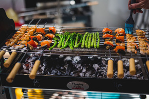 Griglia BBQ Deluxe Foukou Cipriota Multifunzionale <span class=keywords><strong>a</strong></span> <span class=keywords><strong>Carbone</strong></span> - Spessore 3mm - Product Image 5