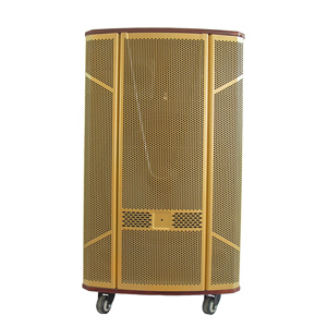 Altavoces <span class=keywords><strong>de</strong></span> Karaoke Grandes para Exteriores, Altavoces para Fiestas <span class=keywords><strong>de</strong></span> DJ, Altavoces <span class=keywords><strong>de</strong></span> Escenario, Bocinas <span class=keywords><strong>de</strong></span> <span class=keywords><strong>15</strong></span> Pulgadas, Altavoz con Ruedas y Micrófono Inalámbrico - Product Image 3