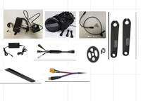 Cadre de vélo électrique en carbone CEF69 |   Bafang M510/M560 prêt à l'emploi, écran intégré DPC030, compatible UDH