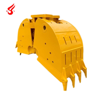 YUFEI Grappin hydraulique télécommandé sans fil, personnalisable, à mâchoires d'ouverture pour benne à godets/port/navire