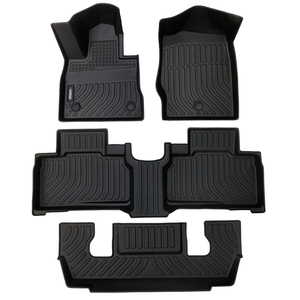 Linyi-alfombrillas de TPE 3D para coche, accesorio de fábrica, revestimiento de pies, impermeables, antideslizantes, para <span class=keywords><strong>Ford</strong></span> <span class=keywords><strong>Explorer</strong></span> - Product Image 1