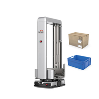 Centre de distribution et logistique Transporteur fourre-tout à charge légère Robot AMR Véhicule de manutention de cartons automatisé