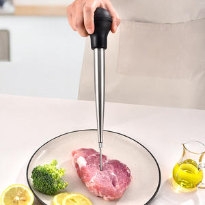 ชุดอุปกรณ์ฉีดเนื้อสแตนเลสพร้อมแปรงทำความสะอาดสำหรับปั๊มปรุงรสไก่งวง อุปกรณ์บาร์บีคิว - Product Image 1