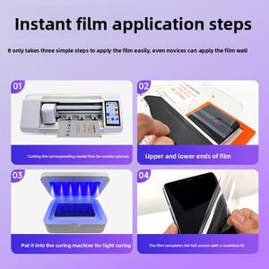 Láminas Protectoras de Pantalla de Hidrogel Anti-Huellas con Protección UV para Pantallas Curvas - Película de Hidrogel UV Venta al por Mayor - Product Image 3