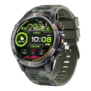 Reloj Inteligente Deportivo para Hombre con GPS, Llamadas por Bluetooth, Monitor de <span class=keywords><strong>Salud</strong></span>, Resistente al Agua IP68, Linterna LED y Brújula para Deportes al Aire Libre - Product Image 3