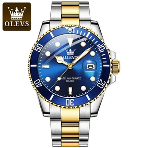 Noob jam tangan otomatis pria, jam tangan mewah tanggal klon Super baja halus tahan air bahan kualitas tinggi