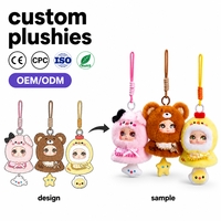 Jouets en peluche personnalisés OEM ODM, figurines mignonnes pour bébés, personnages doux et confortables, animaux en peluche pour femmes