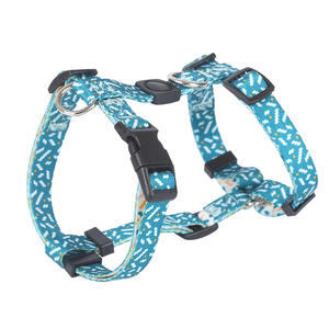 2024 produk hewan peliharaan pabrik desain gratis anjing berbentuk H <span class=keywords><strong>Harness</strong></span> baru Tetoron anyaman kecerahan tinggi dapat disesuaikan anjing <span class=keywords><strong>Mini</strong></span> <span class=keywords><strong>Harness</strong></span> - Product Image 1