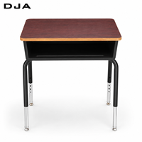Chaise de bureau moderne pour étudiant avec boîte de rangement, cadre métallique réglable, écologique, durable, usage commercial, hôtel