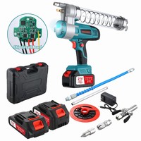 Pistola de Grasa Eléctrica Recargable de Alta Presión para Lubricación de Maquinaria de Excavación