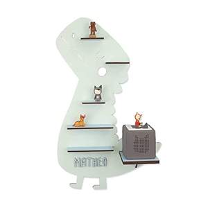 Estante para niños "<span class=keywords><strong>Dino</strong></span>" Adecuado para Toniebox y Aprox. 18 Figuras Tonie-Estante de Pared para Caja de Música Infantil Personalizado Wi - Product Image 1