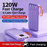 Batterie externe mobile à affichage LED haute capacité PD 22,5 W, vente directe, charge super rapide, grande capacité 10000 mAh, produit très vendu