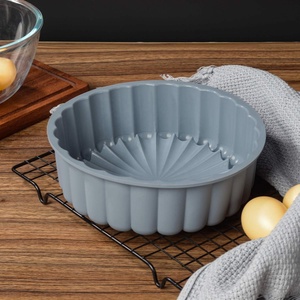 <span class=keywords><strong>Moule</strong></span> à pâtisserie en silicone réutilisable antiadhésif de qualité <span class=keywords><strong>alimentaire</strong></span>, design en <span class=keywords><strong>dentelle</strong></span>, pour gâteau au fromage chiffon, résistant à la chaleur, 7,87 pouces, moules à gâteau mousse - Product Image 2