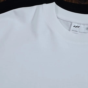 High Quality 240Gsm Blank Drop Shoulder T <strong>Shirt</strong> 100% Cotton Heavyweight Oversized Tee-<strong>Shirt</strong> Simple - Product Image 5