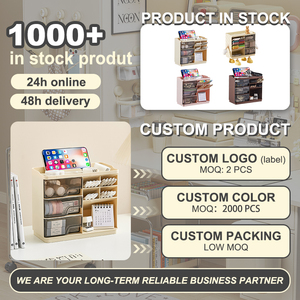 Hộp đựng mỹ phẩm <span class=keywords><strong>3</strong></span> tầng UFOUR, hộp trang điểm lớn, chất liệu nhựa cao cấp, hộp đựng mỹ phẩm để bàn, ngăn kéo, tiện dụng - Product Image 2