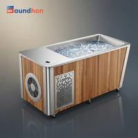 Machine à glace Soundhon Real Ice Maker pour bain de glace, refroidissement et chauffage 0°C-60°C, refroidisseur 1HP, WiFi, ozone, filtre 20 microns, silencieuse, Plug & Play, pour créer une cuve à glace