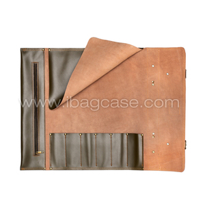 ม้วนมีดหนังสำหรับเชฟในครัวแบบพรีเมียมสั่งทำได้ - Product Image 4