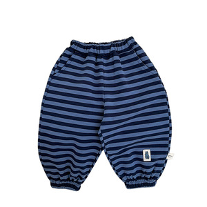<span class=keywords><strong>Pantaloni</strong></span> Sportivi per Bambini Primavera 2025 Nuova Moda Casual Larghi in Cotone Rivestito in PU a Righe Stile Coreano - Product Image 5