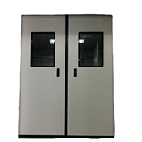 Portes intérieures d'hôpital modernes en acier inoxydable chinois de haute sécurité avec finition antirouille et isolation thermique