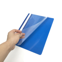 Dossier de Document En Plastique Pp Clip Étanche Oem Logo Personnalisé Article Emballé Bureau Papeterie Dossier de Documents