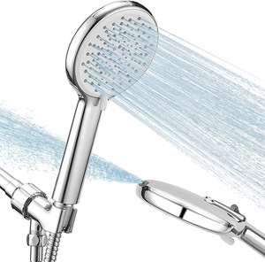 Bathroom <strong>Replacement</strong> <strong>Shower</strong> <strong>Head</strong> Set 9 Spray Settings Handheld <strong>Shower</strong> <strong>Head</strong> with <strong>Hose</strong> - Product Image 2