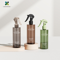 Flacon pulvérisateur vide de luxe en plastique avec pompe à gâchette pour parfum, soins capillaires, et désinfectant pour les mains, personnalisable avec logo