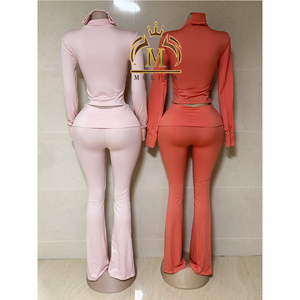 Nuevos Conjuntos de 3 Piezas para Mujer Chaqueta Corta+Diadema+Pantalones Largos Tipo Chándal Casual para Correr Ropa de Mujer - Product Image 4