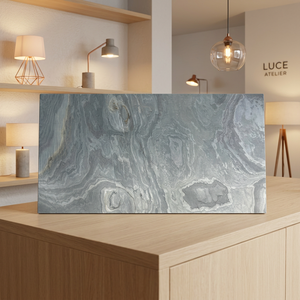 Material de acabado para construcción, lámina de chapa de piedra con acabado de difusión de luz para paredes interiores retroiluminadas, lámina decorativa. - Product Image 1