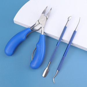 Professional Pedicure Tool Stainless Steel <strong>Ingrown</strong> <strong>Toenail</strong> Nipper Clipper with Cuticle Pusher and <strong>Lifter</strong> - Product Image 2