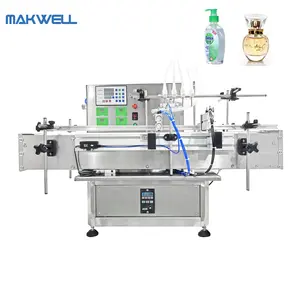 MAKWELL 4 Head Automatic Peristaltic Pump Juice Milk Wine Oil Perfume Liquid Filling Machine