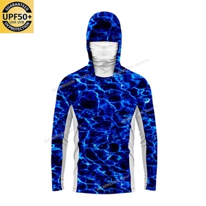 Ensemble de pêche personnalisé UPF 50, sweat à capuche de pêche par sublimation, séchage rapide, sublimation pour la pêche - Product Image 2