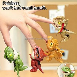 Juguete de dinosaurio mordedor de dedos, educativo para niños, en bolsa ciega, caja sorpresa, animal simulado, juguete de huevo de dinosaurio, llavero - Product Image 2