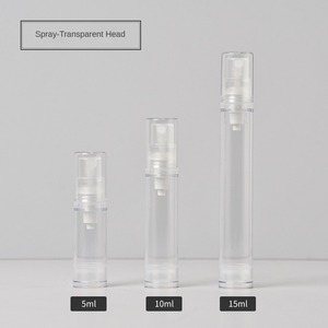 5ml 10ml 15ml Clear AS Plastic Mini Cosmetic Vacuum Cream Emulsion <strong>Bottle</strong> Sample Size <strong>Perfume</strong> Airless Fine Mist <strong>Spray</strong> <strong>Bottle</strong> - Product Image 6