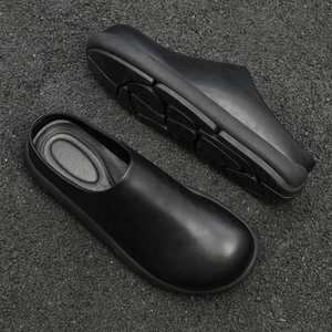 Mules et pantoufles pour hommes avec doublure en maille, idéales pour les trajets quotidiens et les couples, personnalisables avec logo - Product Image 2