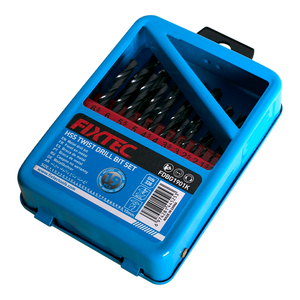 Juego de Brocas FIXTEC HSS 4241 Din338 de 19 Piezas, 1-10 mm, Vástago Recto Universal, FDBG1901K, Juego de Brocas HSS de 19 Piezas, FDBG1901K, FDBG - Product Image 6