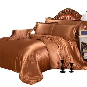 dolgu yatak çarşafı Suppliers-Saf 100% dut ipek kumaş çarşaf, ipek yatak çarşafları toptan