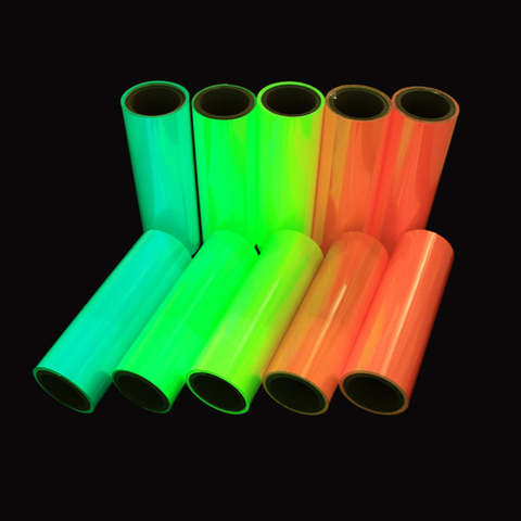 Self Glowing in the Dark Roll Film Photoluminescent Vinyl for Stairs Walls Steps Exit Sign