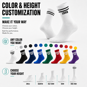 Fabricant de chaussettes, chaussettes de sport personnalisées pour hommes, chaussettes athlétiques en coton, chaussettes unisexes, chaussettes à logo personnalisé, design personnalisé pour hommes - Product Image 5
