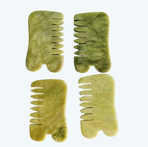 rectangular shaped xiu yan jade spa scalp hair <b>massager</b> - Product Image 1