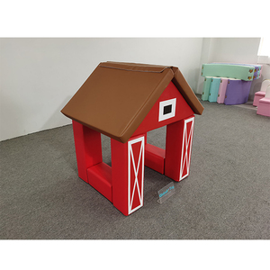 Kinder Soft Building Block House Alle Schaum Farm Thema Indoor Playhouse Lernspiel - Product Image 2